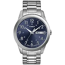 Relógio Masculino de Quartzo Street Sport com Pulseira de Aço Inoxidável, Modelo, TIMEX T2M933, Prateado