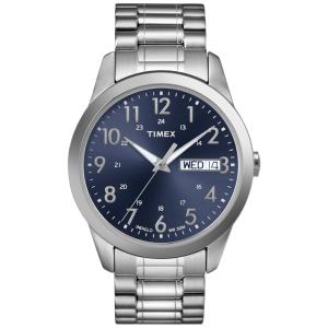 Relógio Masculino de Quartzo Street Sport com Pulseira de Aço Inoxidável, Modelo, TIMEX T2M933, Prateado