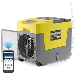 DesumidificadorInteligente com Controle Wi Fi e Mangueira para Ambiente Amplo, AlorAir, Amarelo