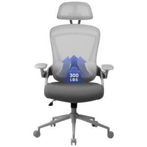 Cadeira de Escritório Ergonômica Giratória e Ajustável, NOUHAUS ErgoFlilp, Azul