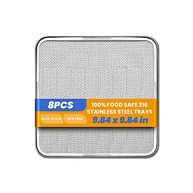 Kit Bandejas Desidratador Cercker Prata