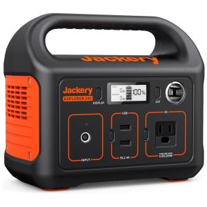 Jackery Estação de energia portátil Explorer 240 Jackery Painel Solar, carregador solar dobrável portátil, 60W, 22V