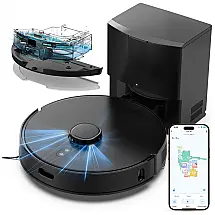 Robô Aspirador BOTLUXE E10+ Preto 8000Pa LiDAR Esvazia Sozinho 150min