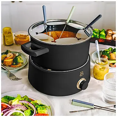 Conjunto de fondue elétrico 3L