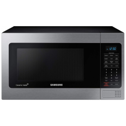 Micro Ondas de Bancada em Aço Inoxidável 31L com 37 Programas, 110V 1000W, SAMSUNG MG11H2020CT, Prata