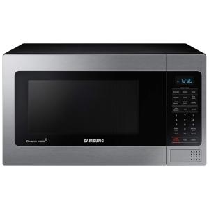Micro Ondas de Bancada em Aço Inoxidável 31L com 37 Programas, 110V 1000W, SAMSUNG MG11H2020CT, Prata
