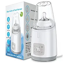 Aquecedor de Mamadeiras para Leite Materno, Fórmula e Alimentos com Descongelamento, 110V NIRGU, Branco