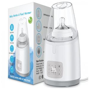 Aquecedor de Mamadeiras para Leite Materno, Fórmula e Alimentos com Descongelamento, 110V NIRGU, Branco