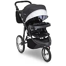 Carrinho de Bebê Jeep Cross-Country Sport Plus Cinza Galáxia 3 Rodas Corrida até 20,4 kg
