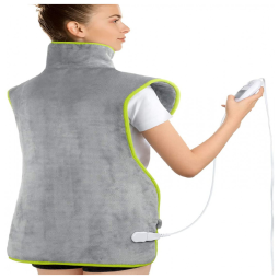 Bolsa Quente Elétrica ATMOKO 30x64cm, Autodesliga, 3Temp Cinza