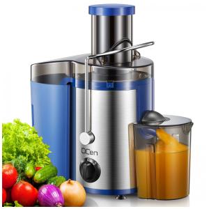 Centrifuga de Frutas e Vegetais com 2 Velocidades, 110V 500W, QCen, Azul