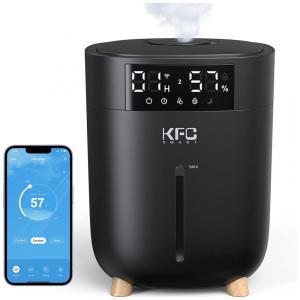 Umidificador Ultrassônico Portátil 8L até 30H, Área até 40 m2, 110v, KFC, Preto