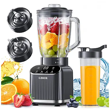 Liquidificador Profissional GDOR Cinza 1200W
