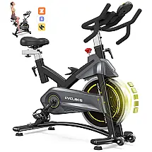 Bicicleta Ergométrica Magnética Estacionária Interna com Suporte para Tablet, Cyclace PRO, Cinza Escuro