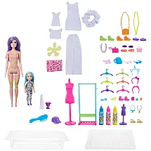 Boneca Barbie Revelação de Cores com Acessórios e 50 Surpresas, Rosa