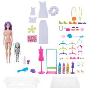 Boneca Barbie Revelação de Cores com Acessórios e 50 Surpresas, Rosa