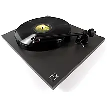 Vitrola Toca Discos Retrô com Cartucho MM de o Pré Montado, M, 110v, REGA TT PL1PLUS BLK M CARBON, Preto
