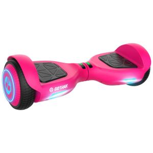 Hoverboard com Farol de LED, Velocidade de 9km/h e Alcance até 6 km, para Crianças e Adolescentes até 80 kg, 110V 250W, Gotrax EDGE, Rosa