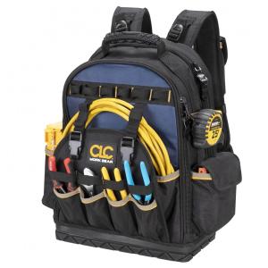 Mochila de Ferramentas Organizadora com 38 Compartimentos, CUSTOM LEATHERCRAFT PB1133, Preto