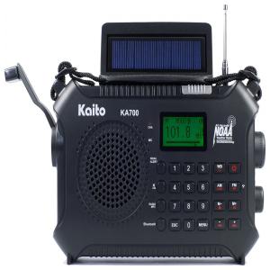 Rádio AM, FM, NOAA Recarregável Manivela Solar Bluetooth Gravador MP3 Lanterna Porta USB