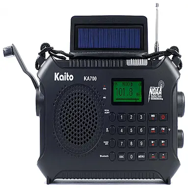 Rádio AM, FM, NOAA Recarregável
