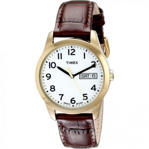 Timex Street Sport Relógio Masculino Analógico com Pulseira de Couro, Modelo T2N105