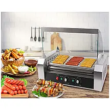 Máquina de Hot Dog, para 18 Salsichas, Aço Inox, 1050W, 110v, S AFSTAR, Prateado