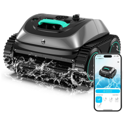 Aspirador Robótico para Piscinas WYBOT C1, 4 em 1, sem Fio, duração de 150min, Potência Tripla, até 150m², Suporte a App Inteligente