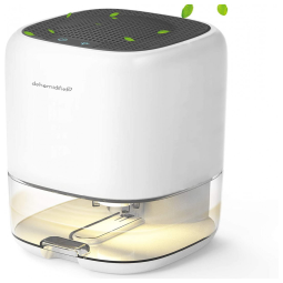 Desumidificador AUZKIN Pequeno 24m2, 1000 ml Silencioso Branco 110V