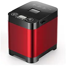 Panificadora 13 Configurações, até 700g, Aço Inoxidável, ELEMORE HOME, Vermelho