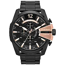 Relógio Masculino Mega Chief com Cronógrafo de Quartzo, DIESEL DZ4309, Preto