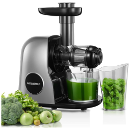 Centrífuga de Frutas com Motor Silencioso e Fácil Limpeza, 110v, HOUSNAT, Cinza