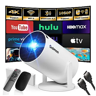 Projetor Mini Smart Gaimoo Branco