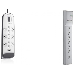 Adaptador de Tomadas e Protetor de Sobretensão com 7 Saídas CA 4000W, 110v, BELKIN, Branco