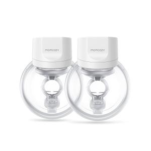 Bomba Tira Leite Vestível sem Fio com Flange de Vedação Dupla Confortável, 3 Modos, 9 Níveis e Display Inteligente, 2 Unidades de