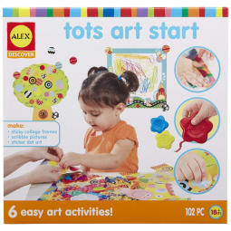 Discover Kit de Arte Desenvolve a Criatividade para Crianças a Partir de 2 Anos, ALEX TOYS 1851, Laranja