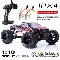 Off Road Controle Remoto Tração 4x4 e Controle Total nas 4 Direções Sem Fio Até 76mts