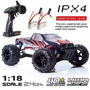 Off Road Controle Remoto Tração 4x4 e Controle Total nas 4 Direções Sem Fio Até 76mts