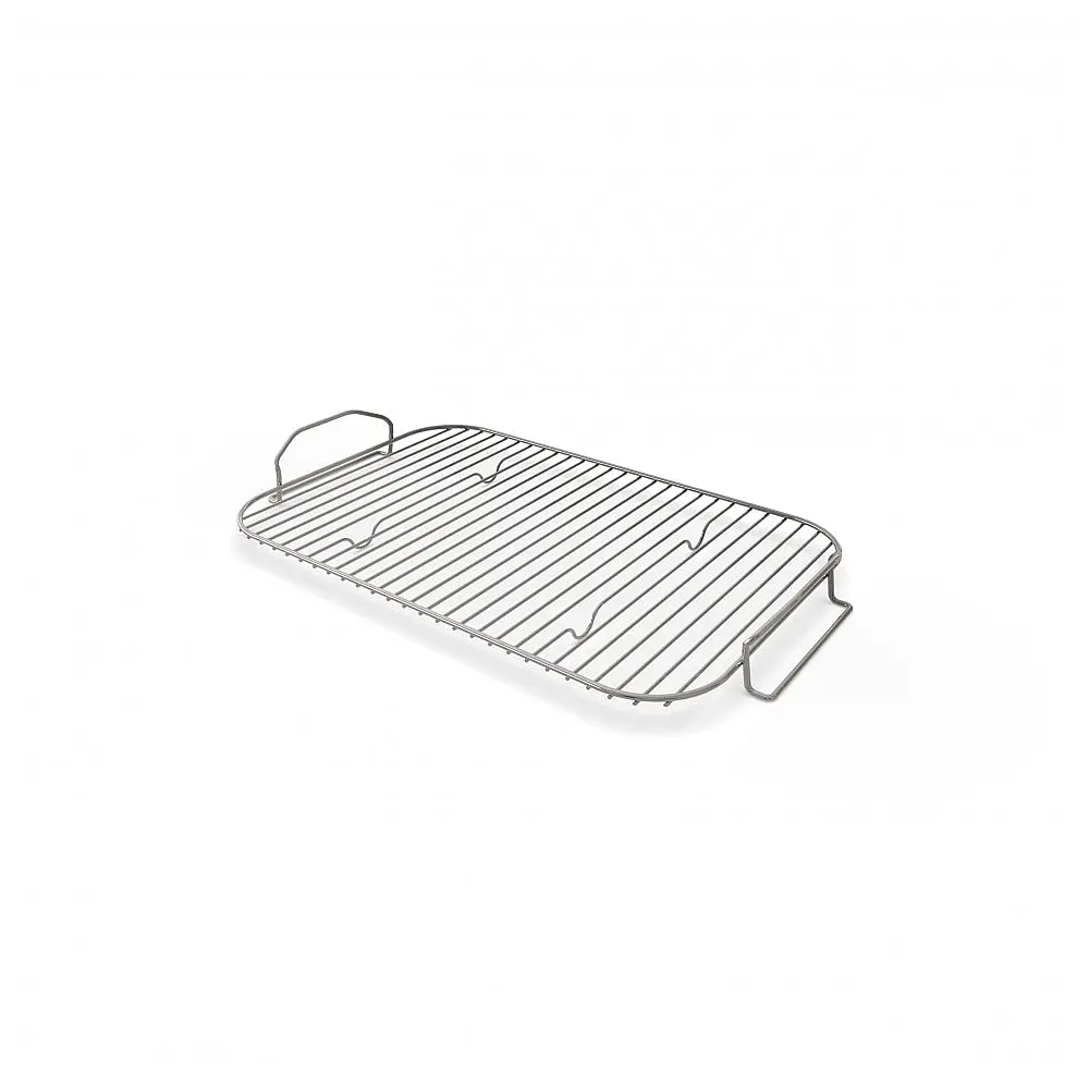 Rack de fumaça assada Woodfire XL. para OG800 por OG900. Aço. Prateleira para fumaça assada prateada em aço