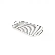 Rack de fumaça assada Woodfire XL. para OG800 por OG900. Aço. Prateleira para fumaça assada prateada em aço