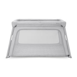 Cercadinho para Bebê 100 Respirável e Lavável com Colchão, Bolsa de Viagem e Lençol, Newton Baby, Cinza