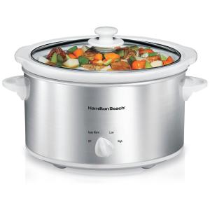 Panela Elétrica 3.7 L com 4 Configurações, Aço Inoxidável, 110V 340W, HAMILTON BEACH 33140V