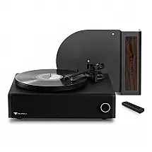 Vitrola Toca Discos Retrô com Bluetooth e Alto Falantes Embutidos, 110v, VICTROLA VPA 583 ESP, Preto