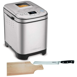 Panificadora Automática com 12 Opções de Menus, Faca de Pão de 20 cm e Tábua de Pão, 110V, Cuisinart, Prata