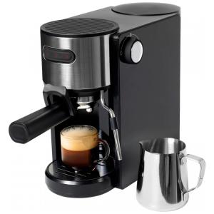 Cafeteira Elétrica Programável 1.3L com Vaporizador de Leite, 110v, WILLOW EVERETT, Preto