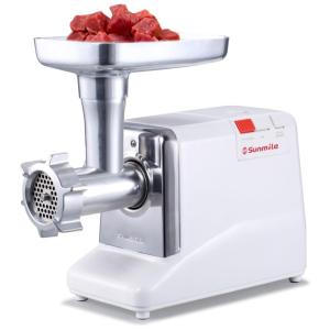 Moedor de Carne Elétrico, 1,3 HP 1000W Máx, 110v, SUNMILE SM G50, Branco