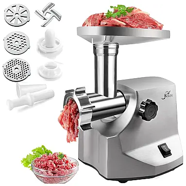 Moedor de Carne Elétrico Profissional,