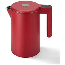 Chaleira Elétrica 1,7L com Controle de Temperatura de 6 Níveis e Termostato, 110V 1500W, JOYHILL, Vermelha