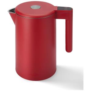 Chaleira Elétrica 1,7L com Controle de Temperatura de 6 Níveis e Termostato, 110V 1500W, JOYHILL, Vermelha