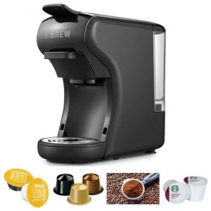 HiBREW Máquina de Café Expresso 4 em 1 Funciona com Cápsula e Café Moído, 110V, 1450W, Roxa